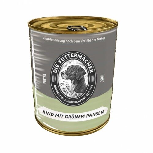BARF Dosenfutter Rind mit grünem Pansen